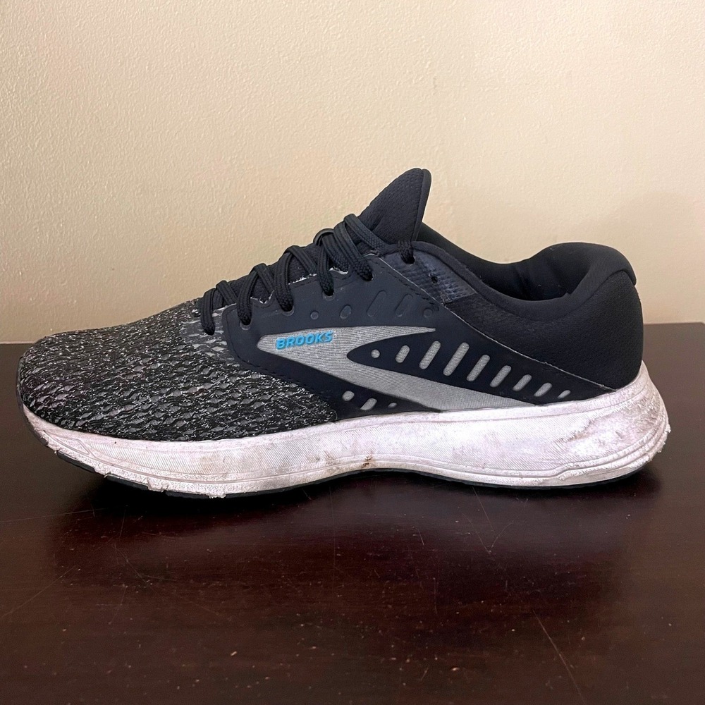 Brooks Range 2 Black Grey Blue Running Shoes Womens 10 M 1203621B081 Sneaker - Picture 4 of 8